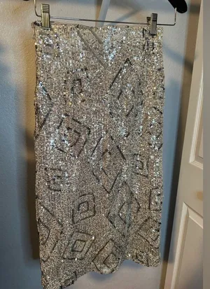 Skies Are Blue sequined skirt thumbnail 2