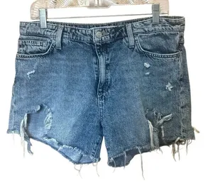 Joes Hampton Midrise Distressed Cut Off Shorts 100% Cotton Size 30 #778 thumbnail 1