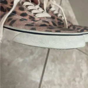 RE/DONE Low Top Skate Sneakers Faded Leopard Print Canvas Size 37 Pre Owned‎ thumbnail 14