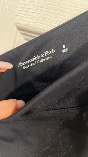 Abercrombie Bodysuit Soft A&F Collection Black thumbnail 5