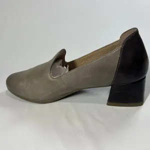 Dansko Preston Heeled Loafers Stone Nubuck‎ & Black Leather Comfort EU 37 US 7 thumbnail 6