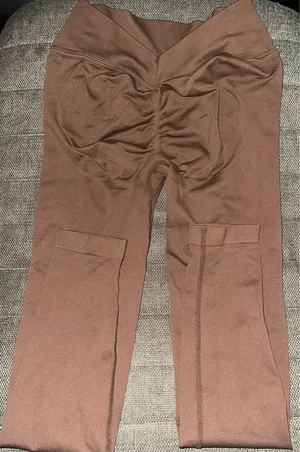 Butt Scrunch Leggings Brown thumbnail 1