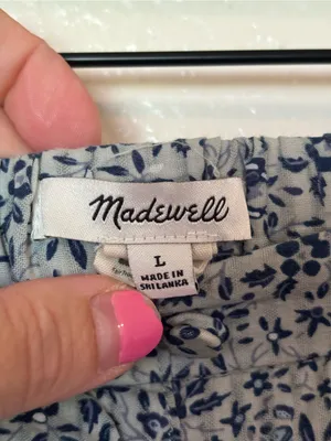 MADEWELL 100% Cotton Button-Front Tiered Maxi Skirt thumbnail 7