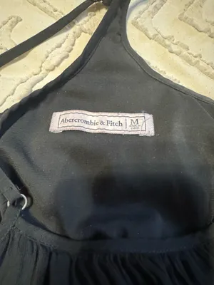 Abercrombie Chiffon Dress Black thumbnail 4