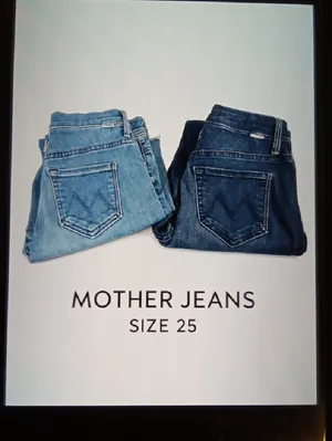MOTHER High Waisted Looker &stunner Zip Ankle Step Fray Bundle Jeans Womens 25 thumbnail 2