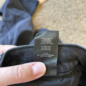 Denim Forum The Arlo High Rise Straight Leg Black Button Fly‎ Jeans Size 27 thumbnail 10