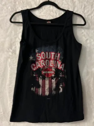 South Carolina black‎ tank top Size M thumbnail 1