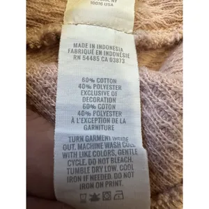 Aerie Oversized Sweatshirt Top Light Pink Textured Long Sleeve Crewneck XL Comfy thumbnail 4