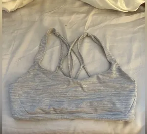 Lululemon Free To Be Zen Bra - Heathered Gray thumbnail 6