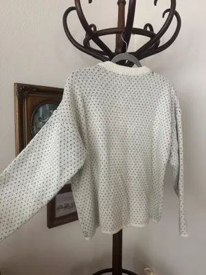 Vintage Crewneck Wool Blend Knit Sweater thumbnail 6