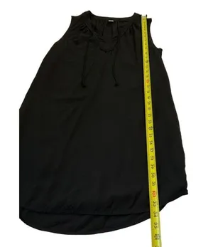 Old Navy Women Size Medium Summer Dress Sleeveless Black 1-410 thumbnail 6