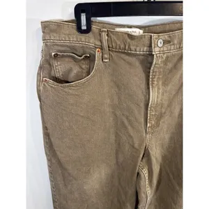 Abercrombie‎ & Fitch 90s Straight Ultra High Rise Brown Jeans 30x29 AF Denim thumbnail 4