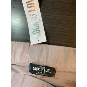 Lock & Love Neutral Long Maxi Skirt Size Large Pull On Elastic Waistband Minimal thumbnail 4