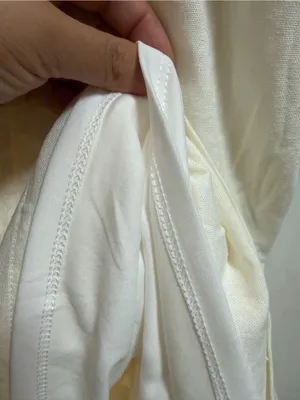 Taylor Mini Dress NWT Size 14 Eggshell White Linen Blend $98 thumbnail 12