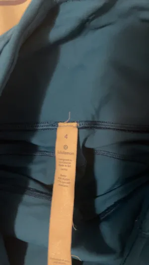 Lululemon blue  leggings thumbnail 3