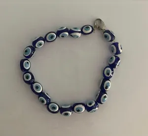 Blue And White Evil Eye Bracelet thumbnail 2