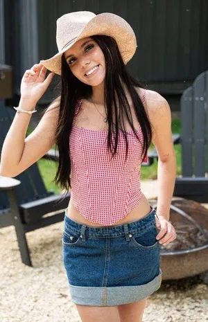 Edikted Denim Mini Skirt thumbnail 4