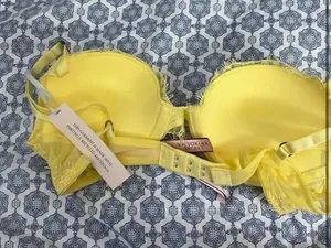 Victoria's Secret Yellow Push Up Bra thumbnail 2