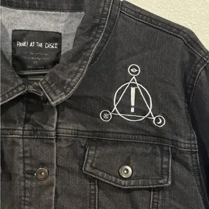 Panic At The Disco Denim Jacket XL NWOT Hot Topic Rare thumbnail 3