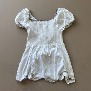 Y2K Era Willi Smith Embroidered Smocked Peasant Top thumbnail 3