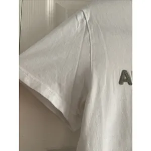 Abercrombie Fitch Soft‎ A&F Tee Womens Size S White Logo Embroidered Cotton Y2K thumbnail 4
