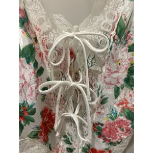 Victoria's Secret Vintage GOLD LABEL Floral Lace TEDDY size Small Coquette Girly thumbnail 2