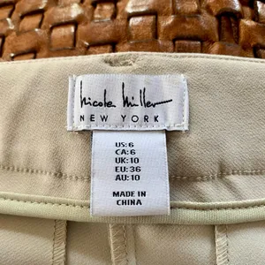 Nicole Miller Tan Pants thumbnail 4