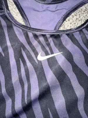Nike Swoosh Icon Clash Dark Raisin Padded Pro Longline Sports Bra CZ7208-573 thumbnail 2