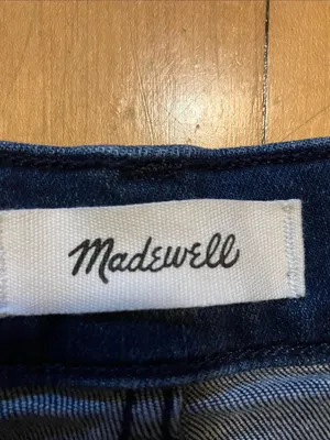 Madewell Emmy Wide-Leg Jeans Dark Wash Size 32 thumbnail 3