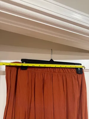 BECCA Strapless Maxi Coverup in Rust Orange​ thumbnail 5