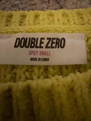 Yellow Double Zero Sweater thumbnail 2