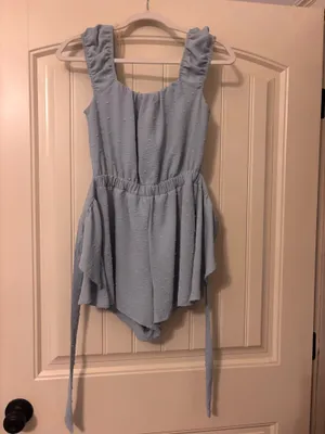 Altar'd State Blue Romper thumbnail 2