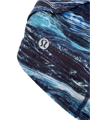 Lululemon Speed Up Short Long 4" Shorelines Multi Blue Black Size 4 thumbnail 6