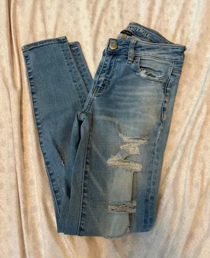 American eagle super stretch ripped jegging  thumbnail 1