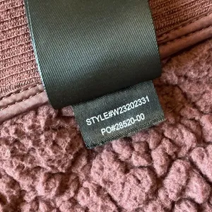 Prana Elsa Quilted Sherpa Jacket Large Maroon thumbnail 4