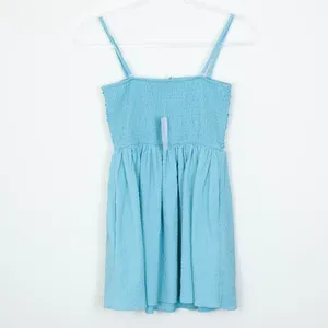 American Eagle Smocked Mini‎ Dress Blue Womens Size XS NWT thumbnail 4