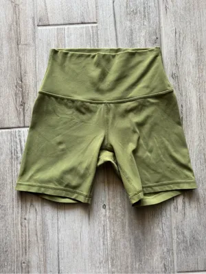 Lululemon Align High-Rise Short 6" Bronze Green Size 4 thumbnail 5