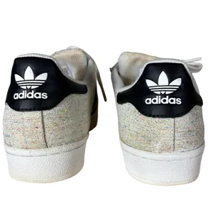 Adidas Superstar Tan Speckled Canvas Sneakers Size 6 thumbnail 5