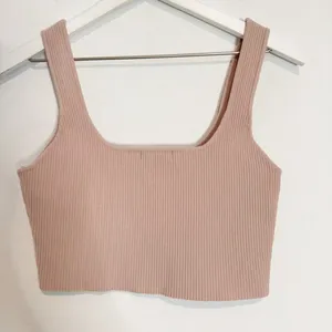 Glassons Square Neck Rib Tank Large Clean Girl Quiet Luxury Streetwear Basic Top thumbnail 6