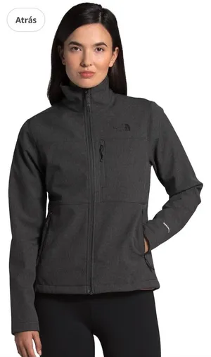 The North Face Women's Dark Gray Softshell Jacket thumbnail 1
