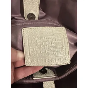 Coach Penelope Beige Tan Leather Tote Shoulder Bag F19264 Y2K thumbnail 15