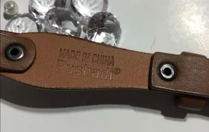 Pushadi 34” Braided Brown Vegan Leather Belt EUC thumbnail 4