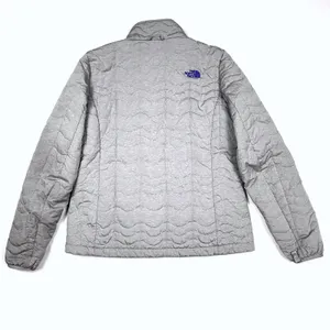 The North Face Thermoball Jacket Womens Large Gray Quilted Puffer Gorpcore‎ thumbnail 4