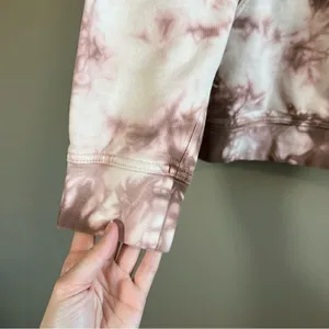 Lululemon All Yours Hoodie‎ Fleece Sweatshirt Marmoleado Tie Dye Earth Dye Clay thumbnail 5