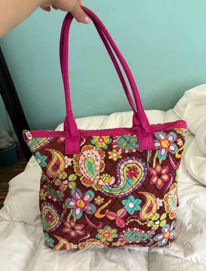 Quilted bag Purple thumbnail 1