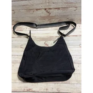 Baggallini Swift Hobo Crossbody Bag Nylon Adjustable Strap Black Zipper thumbnail 2