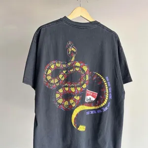 Marlboro snake graphic TSHIRT Adventure team snake promo t-shirt Faded thumbnail 2