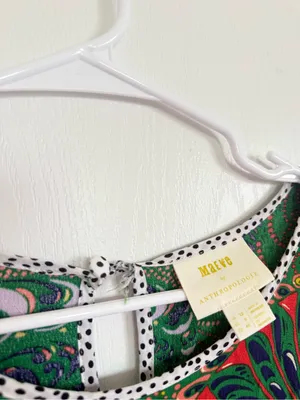 Anthropologie Maeve Janis Printed Mini Dress thumbnail 3