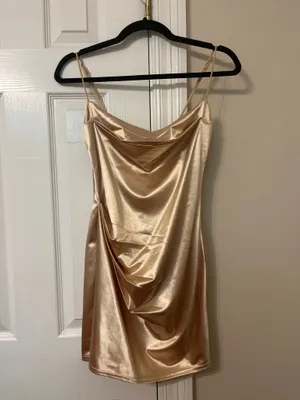 Lucy in the Sky Champagne Body on dress thumbnail 3