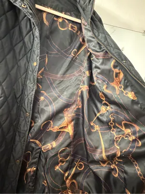 Ralph Lauren Black Quilted Hooded Puffer Coat thumbnail 5